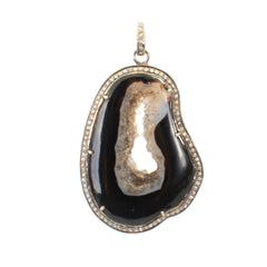 Open Agate Pendant