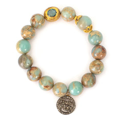 Jasper Stretch Bracelet