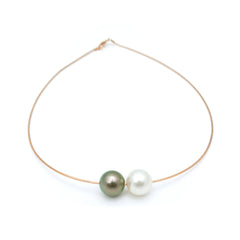 Double Pearl Necklace