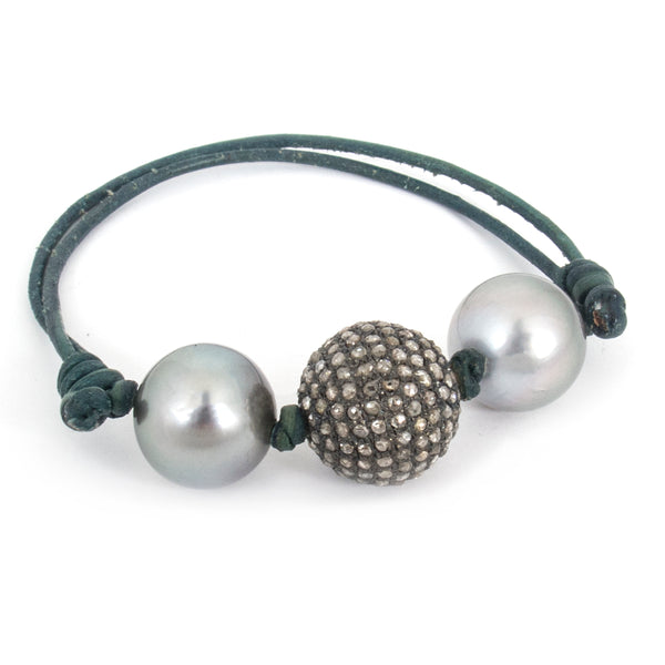 Pearl Leather Bracelet