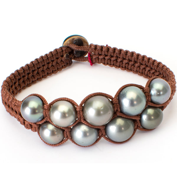 Pearl Macrame Bracelet