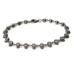 Diamond Skull Bracelet