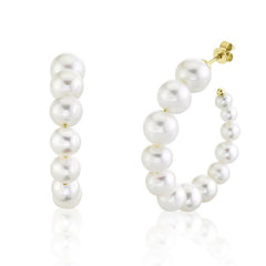 Pearl Hoops
