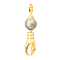 Diamond Cobra Pendant