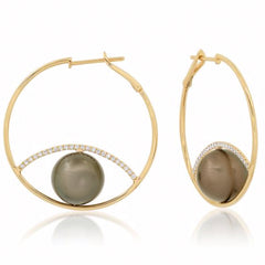 Pearl Hoops