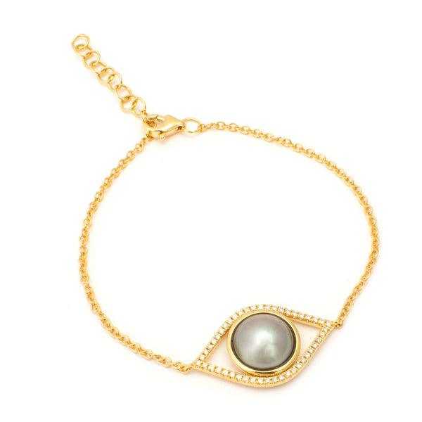 Pearl Eye Bracelet