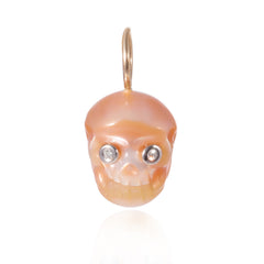 Pearl Skull Charm