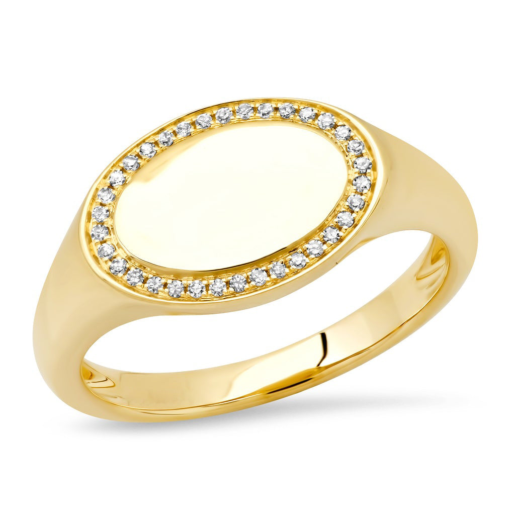 Diamond Signet Ring