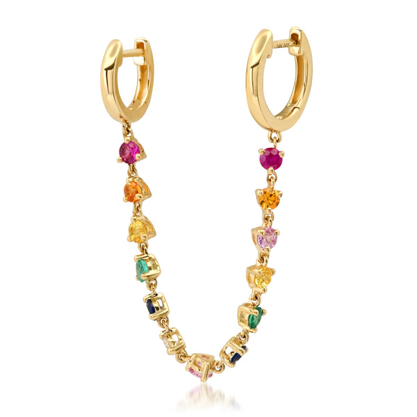 Aretes LV Edge Double S00 - Mujer - Bisutería