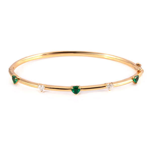 Emerald Diamond Bracelet