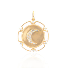 Crescent Disk Charm