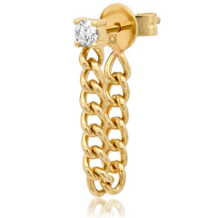 Diamond Chain Stud