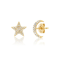 Moon Star Earrings