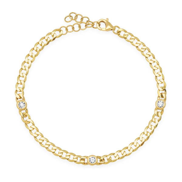 Diamond Chain Bracelet