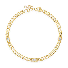 Diamond Chain Bracelet