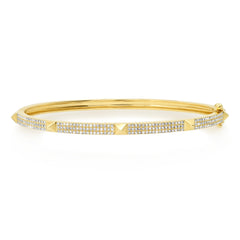 Diamond Pyramid Bracelet