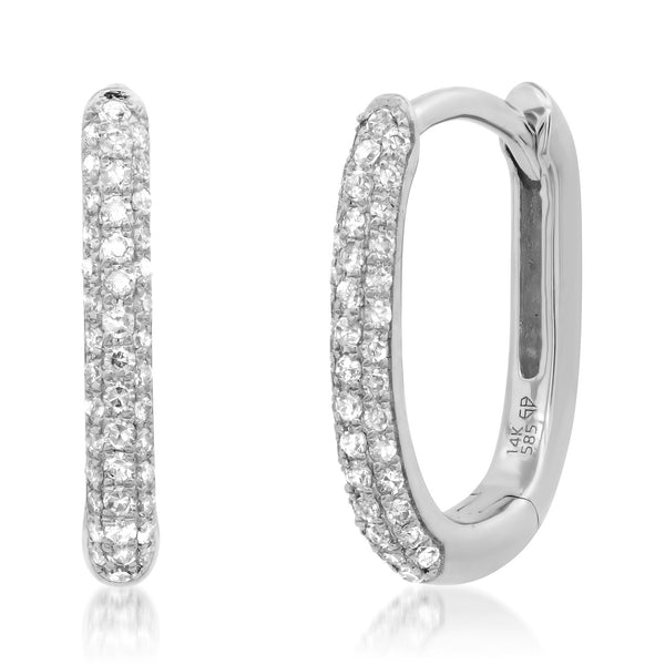 Oval Hoop Earrings
