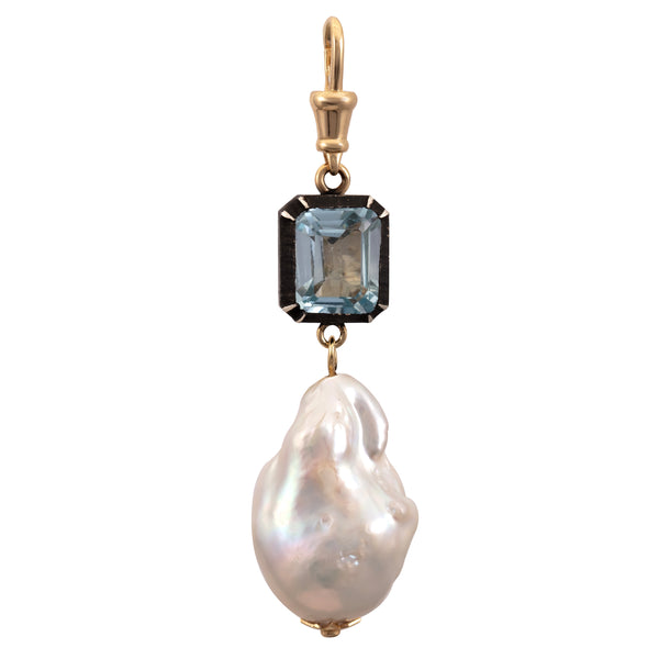 Topaz Pearl Pendant