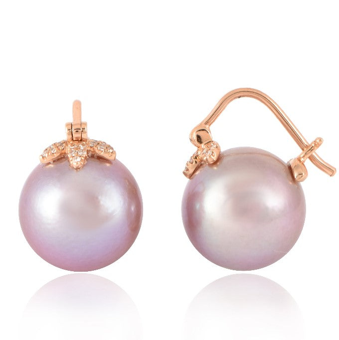 Art Deco Pearl Drop Antique 14 Karat Rose Gold Earrings — Antique Jewelry  Mall