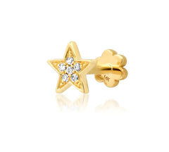 Star Screw Back Stud