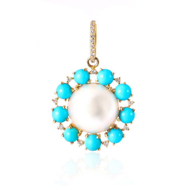 Pearl Turquoise Pendant