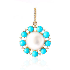 Pearl Turquoise Pendant